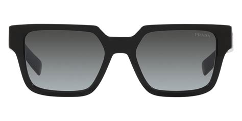 prada 0pr 03zs|Prada PR 03ZS 1AB06T 54 Black Sunglasses .